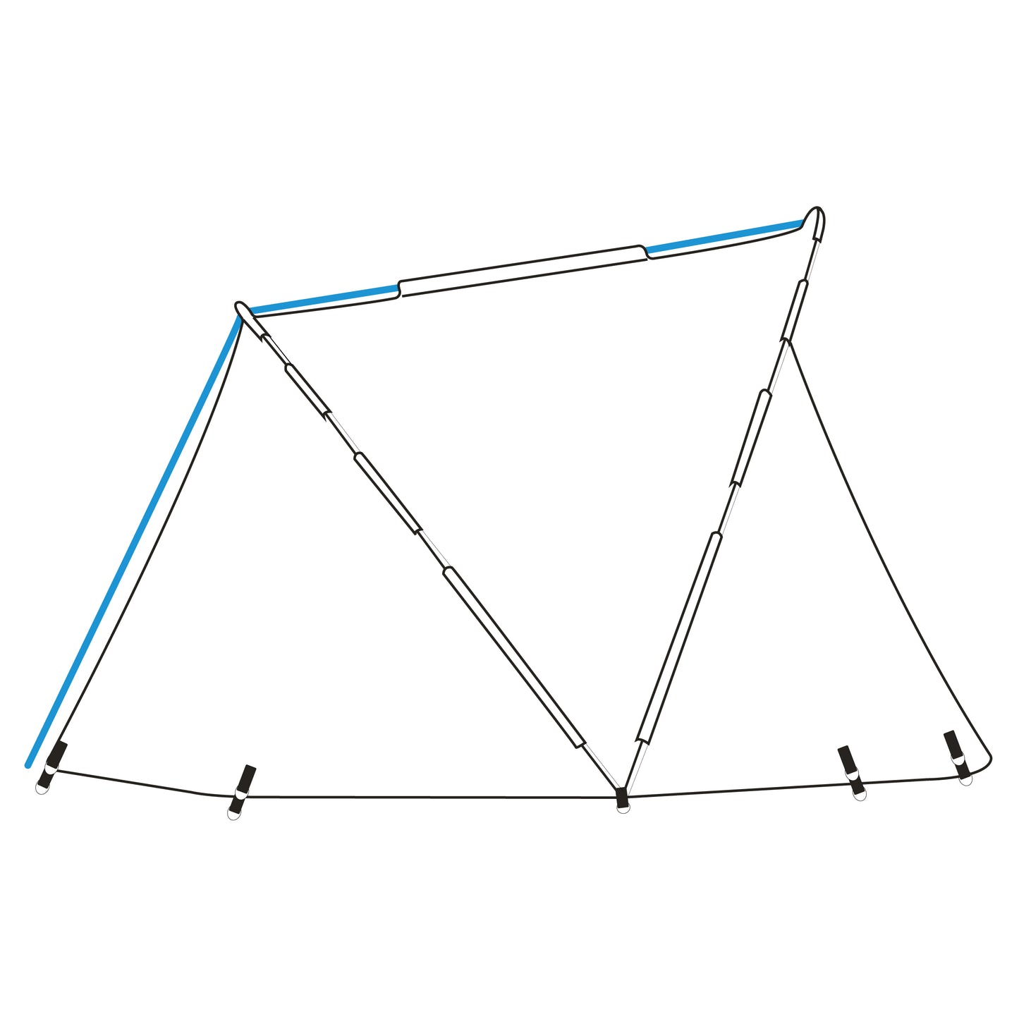 Aqua Atom Bivvy Frame Support (2 Piece)